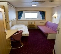 MS Kong Harald Outside Cabin